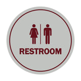 Signs ByLITA Circle All Gender Restroom Sign