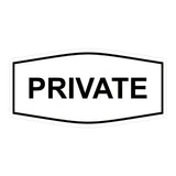 Fancy Private Sign