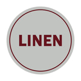 Signs ByLITA Circle Linen Sign