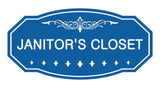 Victorian Janitor'S Closet Sign