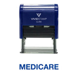 Medicare Self Inking Rubber Stamp