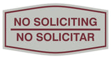Signs ByLITA Fancy No Soliciting No Solicitar Sign