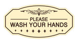 Victorian Please Wash Your Hands Sign