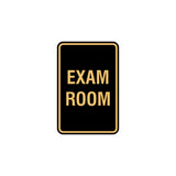 Portrait Round Exam Room Sign with Adhesive Tape, Mounts On Any Surface, Weather Resistant