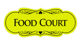 Signs ByLITA Designer Food Court Sign