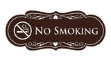 Signs ByLITA Designer No Smoking Sign