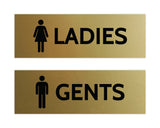Signs ByLITA Basic Ladies and Gents Sign Set