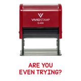 Are You Even Trying? Teacher Stamp
