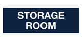 Navy Blue / White Signs ByLITA Basic Storage Room