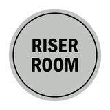 Signs ByLITA Circle Riser Room Sign