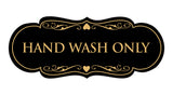 Signs ByLITA Designer Hand Wash Only Sign