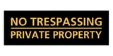 Signs ByLITA Basic No Trespassing Private Property Sign