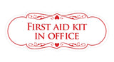 Signs ByLITA Designer First Aid Kit In Office Sign