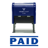 Paid Self Inking Rubber Stamp