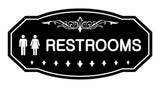 Victorian Unisex Restroom Sign