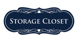 Signs ByLITA Designer Storage Closet Sign