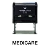 Medicare Self Inking Rubber Stamp