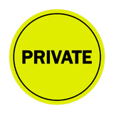 Signs ByLITA Circle Private Sign