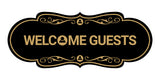 Designer Welcome Guests Wall or Door Sign