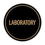 Signs ByLITA Circle Laboratory Sign