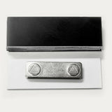 1" x 3" Name Tag Badge Blanks with Magnetic Backing - 50 Pack