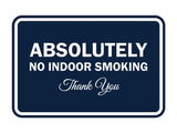 Signs ByLITA Classic Framed Absolutely No Indoor Smoking Thank You Sign
