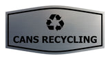 Fancy Cans Recycling Wall or Door Sign