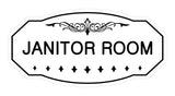 Victorian Janitor Room Sign