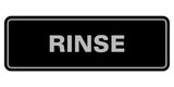 Signs ByLITA Standard Rinse Sign