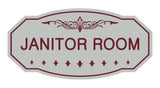 Victorian Janitor Room Sign