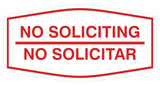 Signs ByLITA Fancy No Soliciting No Solicitar Sign