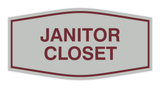 Fancy Janitor Closet Sign