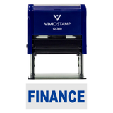 Finance Self-Inking Office Rubber Stamp