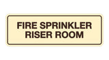 Signs ByLITA Standard Fire Sprinkler Riser Room Sign