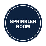 Signs ByLITA Circle Sprinkler Room Sign