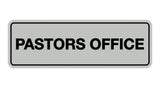 Signs ByLITA Standard Pastors Office Sign