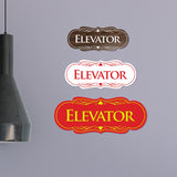 Signs ByLITA Designer Elevator Sign