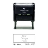 Vivid Stamp Q-200 Self-Inking Stamp - Black Body