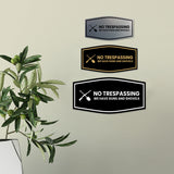 Fancy No Trespassing We have Guns and Shovels Wall or Door Sign