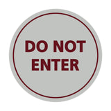 Signs ByLITA Circle Do Not Enter Sign