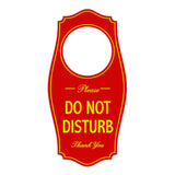 Please DO NOT DISTURB Door Hanger
