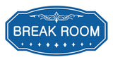 Victorian Break Room Sign