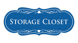 Signs ByLITA Designer Storage Closet Sign