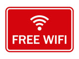 FREE WIFI AVAILABLE Wall / Door Sign