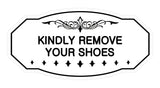 Victorian Kindly Remove Your Shoes Sign
