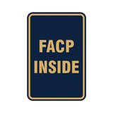 Portrait Round Facp Inside Sign