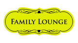 Signs ByLITA Designer Family Lounge Sign