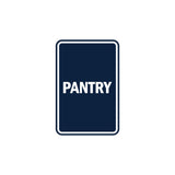Portrait Round Pantry Sign
