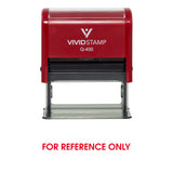 For Reference Only Self Inking Rubber Stamp