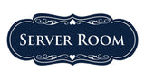 Signs ByLITA Designer Server Room Sign
